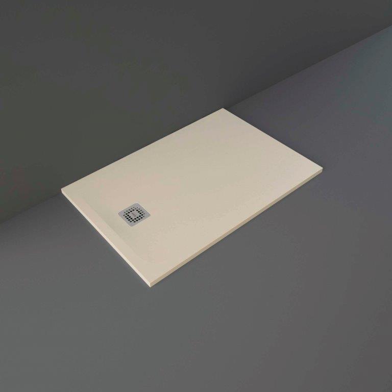 RAK Feeling Modern Rectangular Shower Tray 1200 x 800mm – White, Greige, Cappuccino, Grey & Black