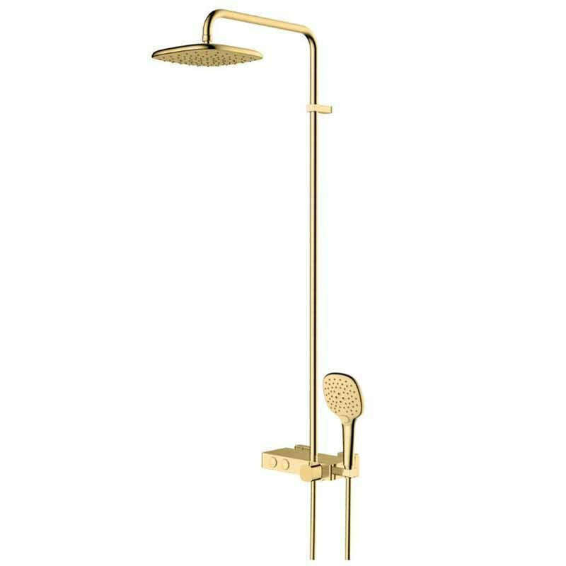 rakpes6001g-rak_petit_square_shower_column_brushed_gold_rakpes6001g