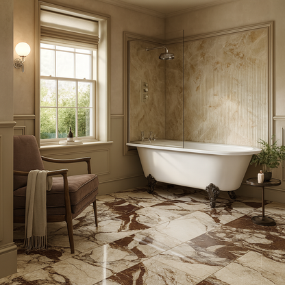 Aqua Hatton Back-to-Wall Freestanding Bath – 1700 x 780mm Double-Ended Acrylic Bath